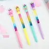 Pluma de hada creativa estilo TikTok de celebridad de Internet, varita de arena movediza, pluma mágica colorida para niña, pluma fresca para firma de estudiante