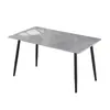 Mesa de Jantar de Ardósia de Luxo Nórdico para Casa Apartamento Pequeno Moderna Simples Fornecedor Direto Fábrica Vários Tamanhos de Mesa