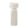 Vestido Feminino e Chique com Gola Assimétrica e Ombro Caído Verão Novo Estilo Cintura Irregular Saia Longa Plissada que Molda o Corpo