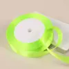 Fita Verde Fluorescente de 12345 cm de Largura Fita Fita de Seda Fita de Tecido Decoração de Feriado de Natal Casamento Artesanal