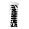 Cartão de Cores para Nail Art Esmalte de Unha Cabeça Redonda Cartão de Cores Branco Preto Transparente Não. 3 Placas de Exibição Esmalte 240 Peças/Pacote
