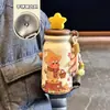 Taza Termo Estrella Modelo Nuevo 2026 para Niños y Niñas, Taza de Acero Inoxidable con Popote de Dibujos Animados de Alto Valor, Taza Portátil y Linda