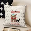 Almohada de Animales Retro Linda, Decoración Linda de Habitación, Mesita de Noche, Almohada de Doble Cara para Sofá de Sala de Estar, Extraíble y Lavable