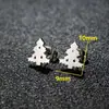 Novos Brincos de Aço Inoxidável em Forma de Laço, Brincos de Pássaro, Joias, Brincos de Pica-pau, Brincos de Lua Estrela de Cinco Pontas
