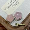 Cristal Rosa Natural Citrino Estrela Gorda Caixa Mágica Inlay Binaural Pulseira DIY Acessórios Acessórios Furo Passante