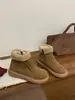 Botines Retro 2026 Nuevo Estilo Fondo Más Terciopelo Zapatos de Algodón Otoño e Invierno Nuevo Estilo Cálidos Botas de Nieve