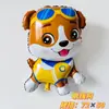 Balão Decorativo Fofo de Folha de Alumínio em Formato de Cachorrinho Vermelho, Não Autovedante, Balão Inflável Voador, Material de Nylon