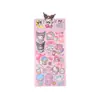 Par de Pegatinas de Tarjeta Láser Goo de Sanrio Dibujos Animados Lindos Material para Decoración de Cuaderno de Bricolaje Pegatinas Impermeables