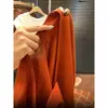 Suéter de punto vintage estilo Hong Kong, de un solo pecho, cuello en V, con pequeñas mangas acampanadas para mujer, diseño de verano con cintura entallada y top versátil