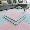 Alfombrillas Modernas Sencillas de Empalme para Sala de Estar y Dormitorio, Tapetes para Gateo de Bebés para el Hogar, Alfombrillas Cortables y Fáciles de Cuidar