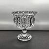 Celebridade da Internet Mousse de Pé Alto Copo de Sorvete Tigela de Sobremesa Embossada Copo de Vidro para Sorvete/Iogurte Pudding ins