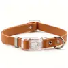 Collar para mascotas con recubrimiento de PVC transfronterizo con hebilla estilo macarrón, impermeable, transparente, resistente al desgaste y ajustable