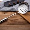 Acero inoxidable 201 no magnético colador grande suministros para cocina doméstica pala para cocinar cuchara utensilios de cocina venta al por mayor fábrica ventas directas