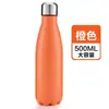 Botella de Acero Inoxidable de Doble Capa para Refresco Transfronteriza, Aislada al Vacío, de Boca Pequeña, Termo Deportivo Portátil para Exteriores con Logo Personalizado