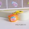Llavero con colgante de muñeca oceánica de colores, diseño tridimensional de animales, de resina Haibao, para pareja, mochila escolar, joyería colgante