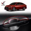Adecuado para Yaris Ativ 23 Manija de Puerta Modificada Tiras Decorativas Galvanizadas Manija Especial Vios Lentejuelas