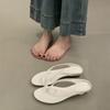 Chanclas de Diseñador Únicas de Tacón Bajo Verano 2026 Nuevas Sandalias de Tira Abiertas Versátiles para Mujer