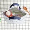 Bolsa de Almuerzo Impermeable Engrosada Nueva 300D Bolsa Térmica Bolsa de Mano de Tela Oxford Bolsa de Picnic Bolsa de Almuerzo Color Sólido