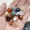 Venta Caliente Transfronteriza de Amazon Abalorios Redondos de Acrílico de Dos Colores con Agujero Grande para Ropa DIY Accesorios Venta al Por Mayor