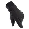 Luvas Quentes de Outono e Inverno para Homens e Mulheres, Luvas Esportivas ao Ar Livre em Fleece Polar para Ciclismo, Forradas com Fleece, Quentes, à Prova de Frio, Antiderrapantes, Luvas para Tela de Toque