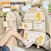 Bolsa de almacenamiento para coche nueva, cubo de almacenamiento colgante lindo de dibujos animados para el respaldo del asiento del coche, bolsa de almacenamiento para coche Nai Long auténtica