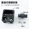 Ac-02 Fusible Único Embebido 2 en 1 2 Pines Certificado Estándar Coreano Kc Conector de Alimentación de Chasis C14