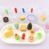 Serie de Juguetes de Comida Mini Molde de Silicona Nariz Pequeña Pegamento de Crema DIY Molde para Funda de Teléfono Móvil Accesorios para Pasador Molde para Hornear