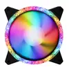 Ventoinha de gabinete de computador 12CM Diamante Estrela silenciosa controle remoto mudança automática de cor colorida RGB fan coração de menina fofo fofo
