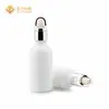 Botellas de Vidrio de Porcelana Blanca Listas para Usar Botellas Dispensadoras de Muestra de 10 ml Botellas para Líquido de Esencia de 20 ml Botellas para Aceites Esenciales Cosméticos de 30 ml