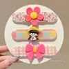 Lindos nuevos accesorios para el cabello para niños 2026, pinzas para el cabello de velcro de dibujos animados de otoño e invierno, dulces y versátiles para niñas, stickers para flequillo