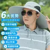 Chapéu Masculino Novo Verão Exterior Pesca e Montanhismo Respirável Proteção Solar Aba Larga Chapéu de Pescador Proteção Solar Chapéu de Sol