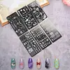 Suministro Transfronterizo de Juegos de Placas de Estampado para Uñas, Plantillas DIY de Transferencia para Uñas, Venta al por Mayor de Fabricantes