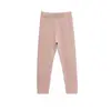 Calça Térmica Antibacteriana 7A para Meninas Cintura Alta Essencial para Uniforme Escolar Infantil Calça de Algodão Leggings de Lã de Seda Calça de Outono Calça de Camada Base