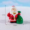 Nuevo micropaisaje transfronterizo creativo de Papá Noel, lindo muñeco de nieve, bola de cristal, decoración, accesorios de escritorio, pequeños adornos