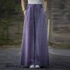26 Otoño Original Tie-Dye Cintura Elástica Ramio Hecho a Mano Tie-Dye Pantalones de Pierna Ancha Adelgazantes Sueltos Pantalones Largos Drapeados para Mujer