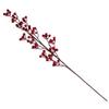 Fruta Roja Navideña Rama Larga Individual Fruta de Invierno Fruta de Acebo Accesorios de Decoración Navideña Fuente de Fábrica Venta Caliente Transfronteriza Amazon