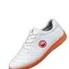 Zapatos deportivos para hombre con superficie de cuero, cómodos zapatos de artes marciales, zapatos deportivos para exteriores Tai Chi Kung Fu, cuero suave, suela blanda, zapatos casuales para hombre