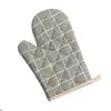 Guantes de algodón antiescaldadura para horno microondas, venta al por mayor de fábrica, sencillos y aislantes de alta temperatura.