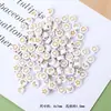 Estrella acrílica de colores brillantes, luna, cuentas redondas, cuentas brillantes en forma de corazón, materiales para pulseras, collares de joyería hechos a mano para DIY