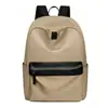 Venta al por mayor de fábrica Mochila japonesa simple de color liso Mochila de viaje casual para exteriores de gran capacidad Mochila escolar para estudiantes