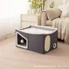 Ninho de Gato de Tecido Youyang, Casa de Gato Quente para Interior e Adequada para Todas as Estações, Tamanho Médio, Gaiola para Gato, Ninho para Animal de Estimação, Exclusivamente para Exportação Transfronteiriça