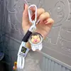 Llavero Original de Resina de Cerdo Espacial Colgante para Bolso de Teléfono Móvil Lindo Cerdo Llavero de Coche Anillo Lindo Cerdo