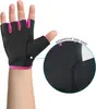 Luva Esportiva Respirável para Exterior Meio Dedo Curta Fitness Escalada Ciclismo Equitação Luvas de Pulso para Homens Mulheres