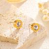 Pendiente de mini barra delgada con rosca, pequeño y exquisito, con incrustaciones de diamantes, personalidad simple, clavo para el cartílago de la oreja, nicho, explosión de alto nivel
