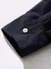 Nanxia Disfrazado como una Marca de Moda Americana, Camisa de Manga Larga Sencilla con Cuello de Mezclilla, Camisa Casual Holgada Retro para Hombre, Chaqueta de Moda
