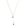 Collar de Sol de Piedra Ojo de Tigre para Mujer, Otoño e Invierno, Estilo Vintage, Cadena Elegante para Suéter, Accesorio de Lujo Ligero de Nicho