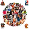 50 Pegatinas de Lucha Libre Pegatinas de Graffiti Transfronterizas Personalizadas Periféricas DIY Funda de Teléfono Pegatinas para Maletas Impermeables