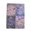 Cuaderno Floral Mariposa Blanco A5 Cuaderno Espiral Creativo Bloc de Notas para Estudiante Escritura Oficina Reunión