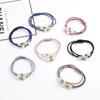 Versión coreana de fabricantes de accesorios para el cabello de alta elasticidad DIY, anillos para el cabello, cuerda para el cabello, conjunto de bandas de goma, accesorios, pequeña cuerda para la cabeza de viento de hada, accesorios