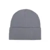 Gorro de Punto de Invierno a Prueba de Frío para Esquí al Aire Libre, Gorro de Lana de Color Sólido Cálido y Protector, Versátil Gorro de Lana con Logo Personalizado